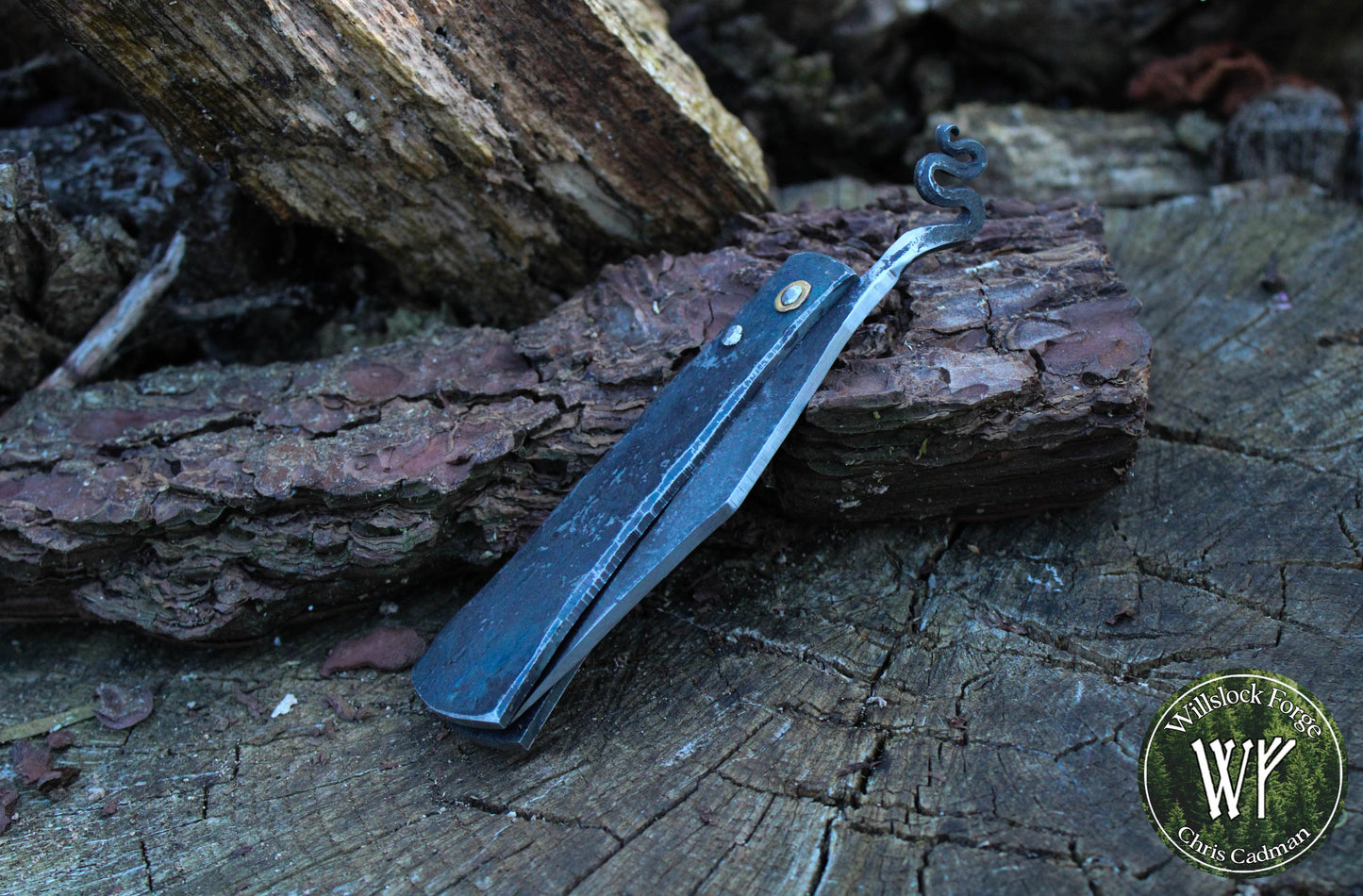 Fully forged Iron & Steel Friction Folder / Higonokami style folding knife / UK legal